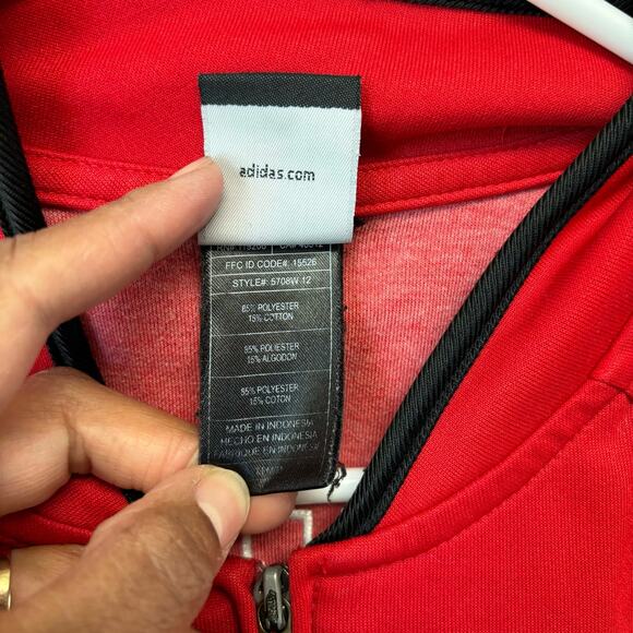 Chicago Bulls Jacket Mens XS Adidas x NBA Embroidered Logo Full Zip Basketball - Picture 10 of 12